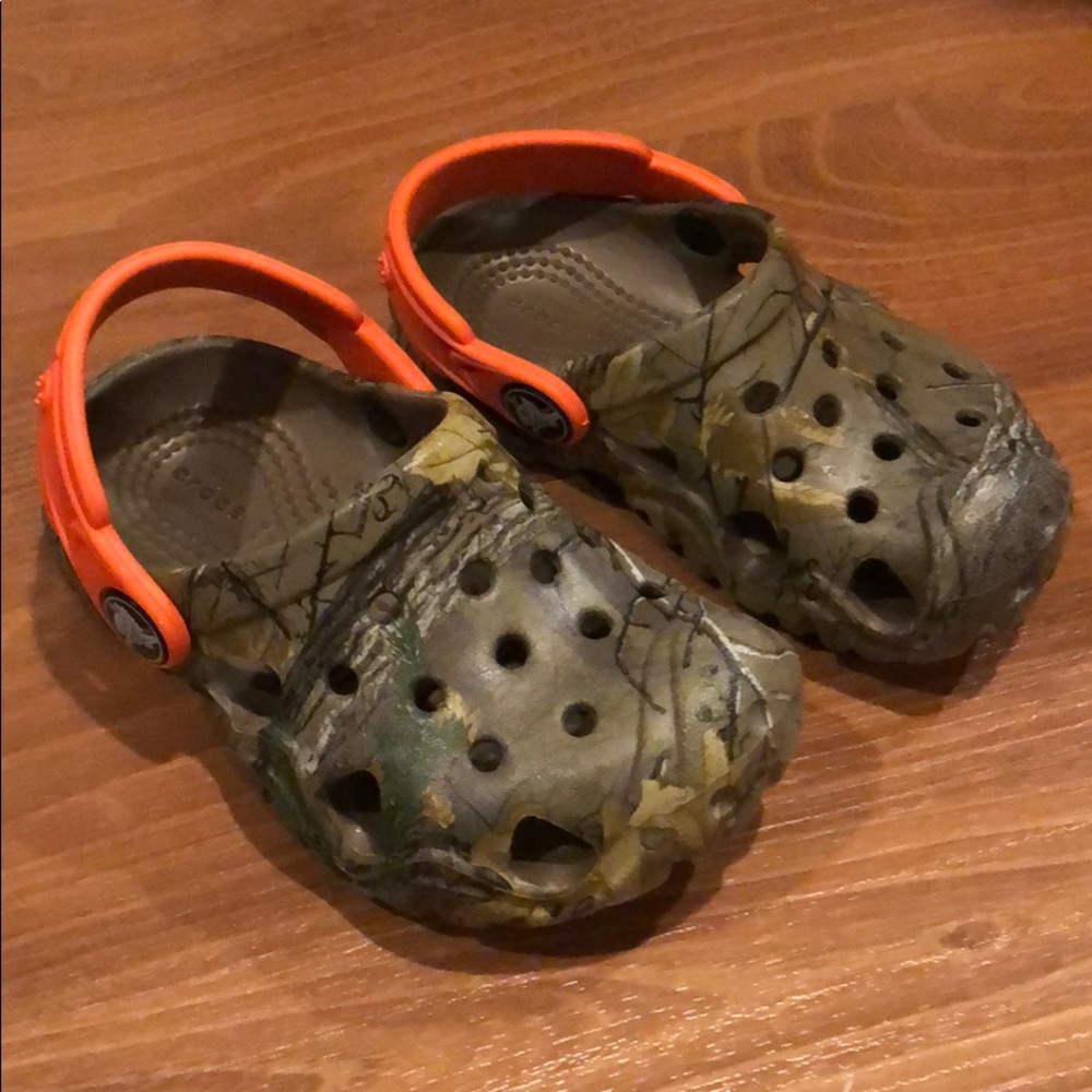 Kids Camo Crocs